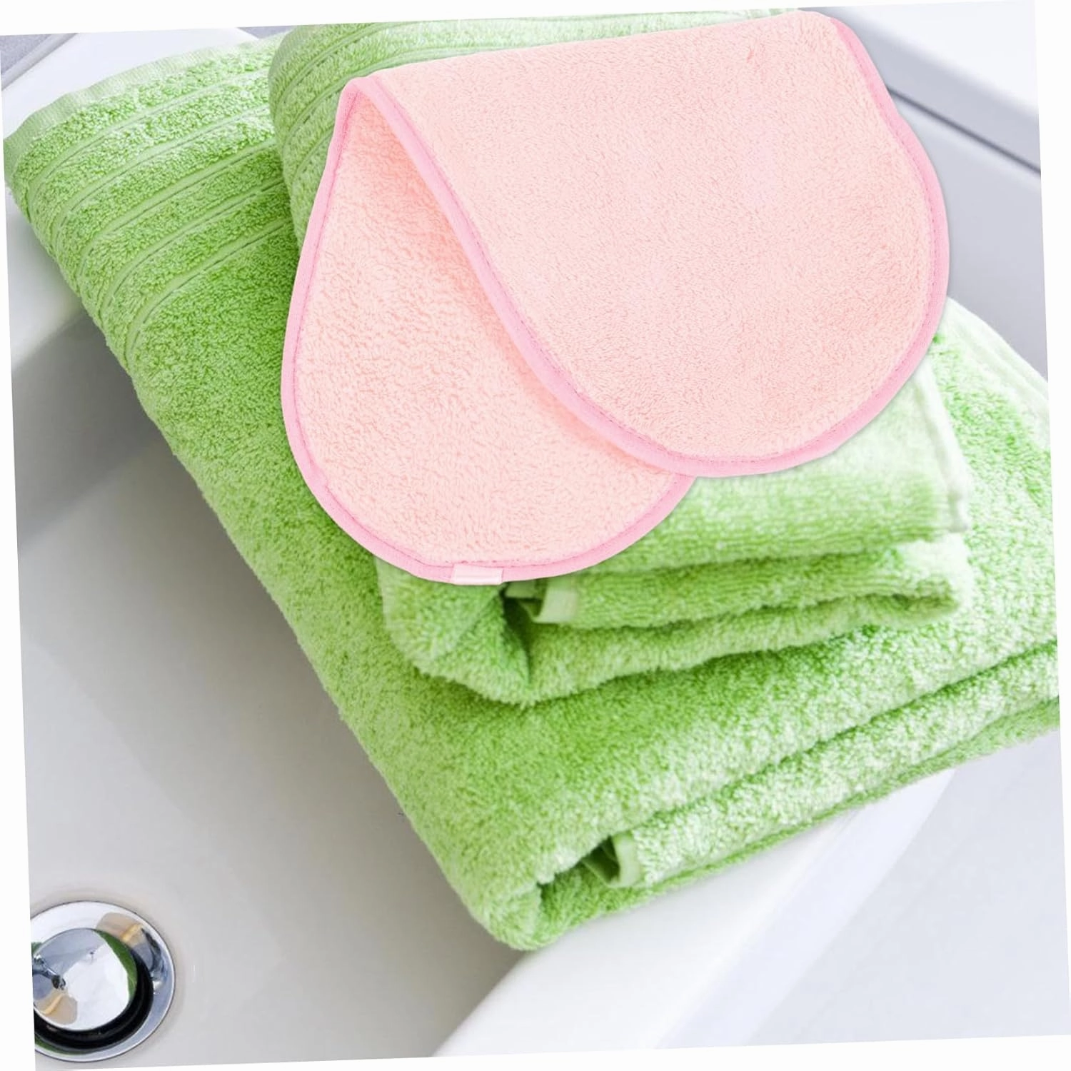 4sets Reusable Makeup Removing Cloths Soft Microfiber Face Wash Towels for Outdoor Camping Travel and Daily Cleansing Skin Friendly Water Absorbing Breathable Design 5pcs*4
