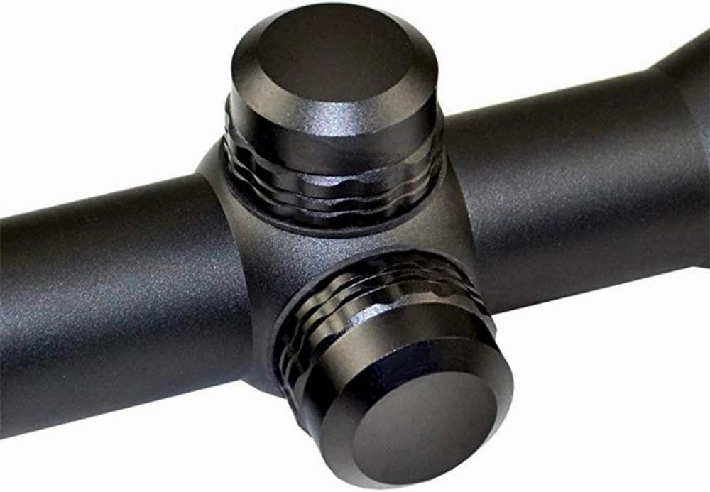 4x32 Compact Rifle Scope MT4x32 Hunting Scope w/Scope Rings, Crossbow Scope (Rangefinder/Mil-Dot/Five-Line Reticle)