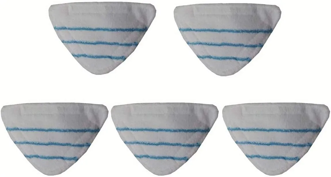 5 Pack Microfibre Pads Mop Replacement Cleaner Floor Pads Washable x5mop Cloths Compatible with H2O Steam Mop X5 Mop Pad