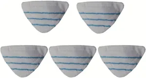 5 Pack Microfibre Pads Mop Replacement Cleaner Floor Pads Washable x5mop Cloths Compatible with H2O Steam Mop X5 Mop Pad