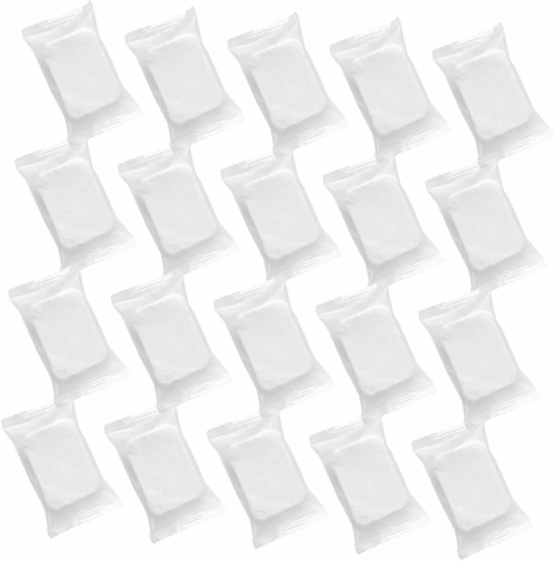 50 Count Compressed Makeup Removal Pads Non-Woven Face Cleaning Pads for Skincare Routine