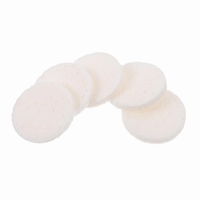 50Pcs Face Cleansing Sponges Soft Wood Pulp Cotton Makeup Removal Pads for Gentle Exfoliation and Deep Cleaning Reusable and Easy to Clean for Daily Face Care