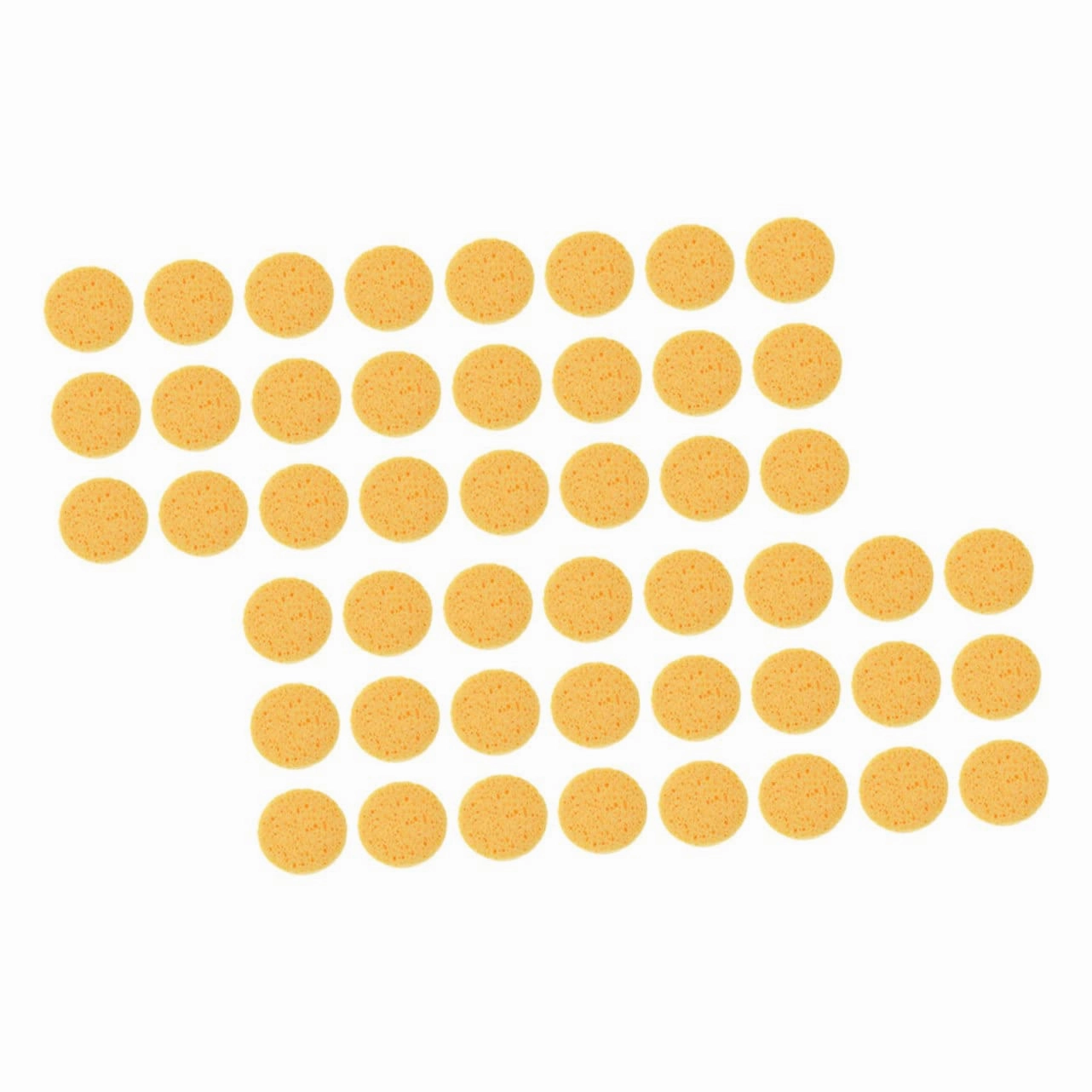 50Pcs Face Makeup Sponge Cleansing and Exfoliating Facial Pads for Makeup Removal for Daily Use and Travel Reusable and Moisturizing Skin Care Sponges