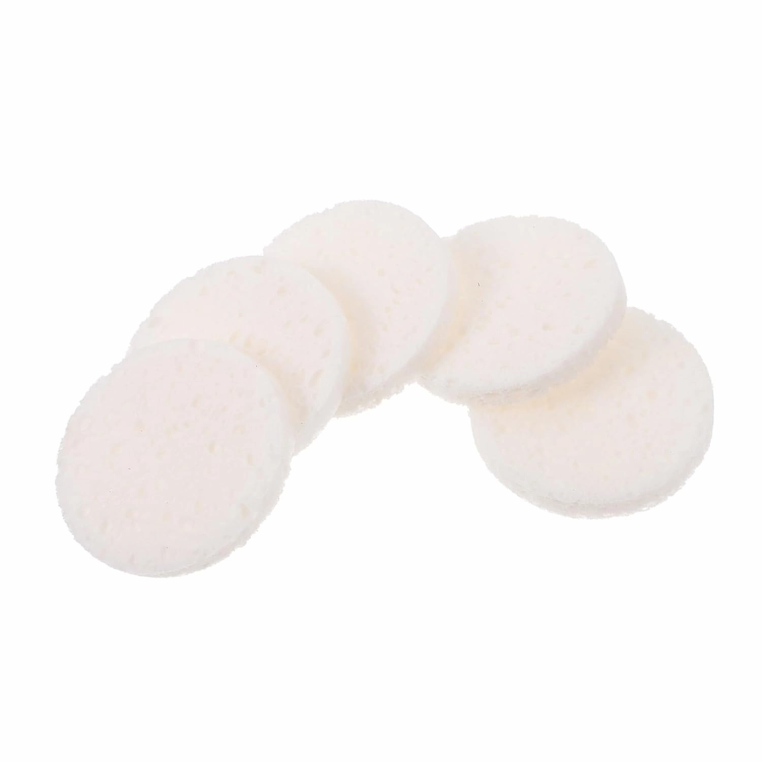 50Pcs Facial Cleansing Sponges Soft White Makeup Pads for Gentle Skin Care Reusable Cellulose Face Cleaning for Daily Makeup Removal and Exfoliation