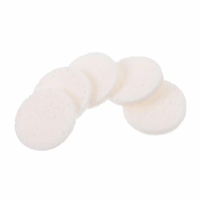 50Pcs Facial Cleansing Sponges Soft White Makeup Pads for Gentle Skin Care Reusable Cellulose Face Cleaning for Daily Makeup Removal and Exfoliation