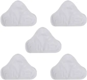 5pcs Compatible for Triangle Bonded Mop Pad H2O Mop X5 Triangular Drag Steam Cleaner Mop Cloths