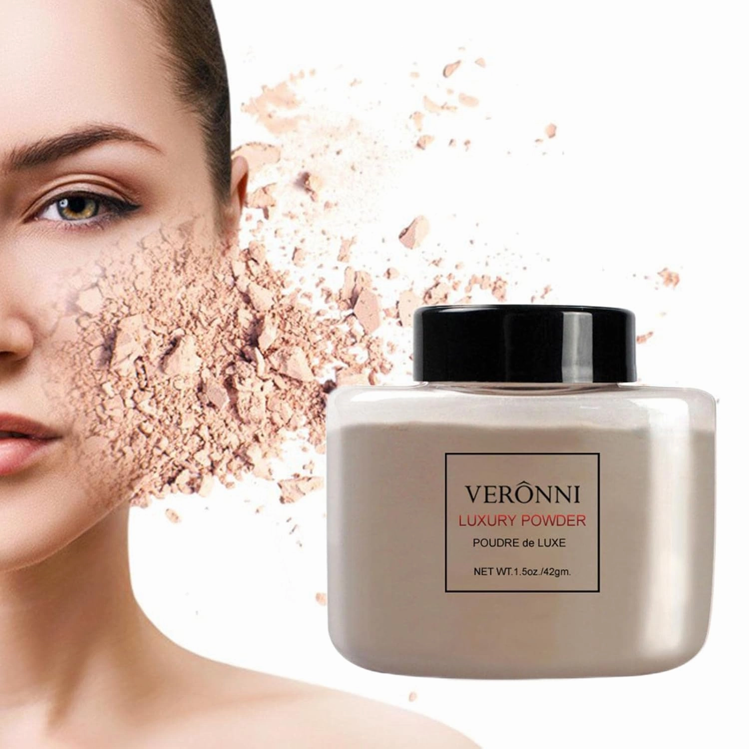 5xLoose Face Powder Semi-Matte Smooth Makeup Oil Control 04