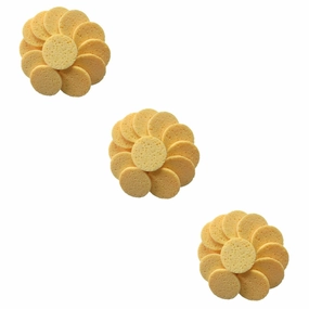 60pcs Skin-friendly Makeup Cotton Pads Round Ultra- Cleaning Sponges for Makeup Removal Gentle Exfoliation Deep Cleansing for Daily Use