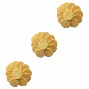60pcs Skin-friendly Makeup Remover Pads Round Cotton Sponges for Soft Facial Puff for Skin Care for Daily Use and Makeup Removal