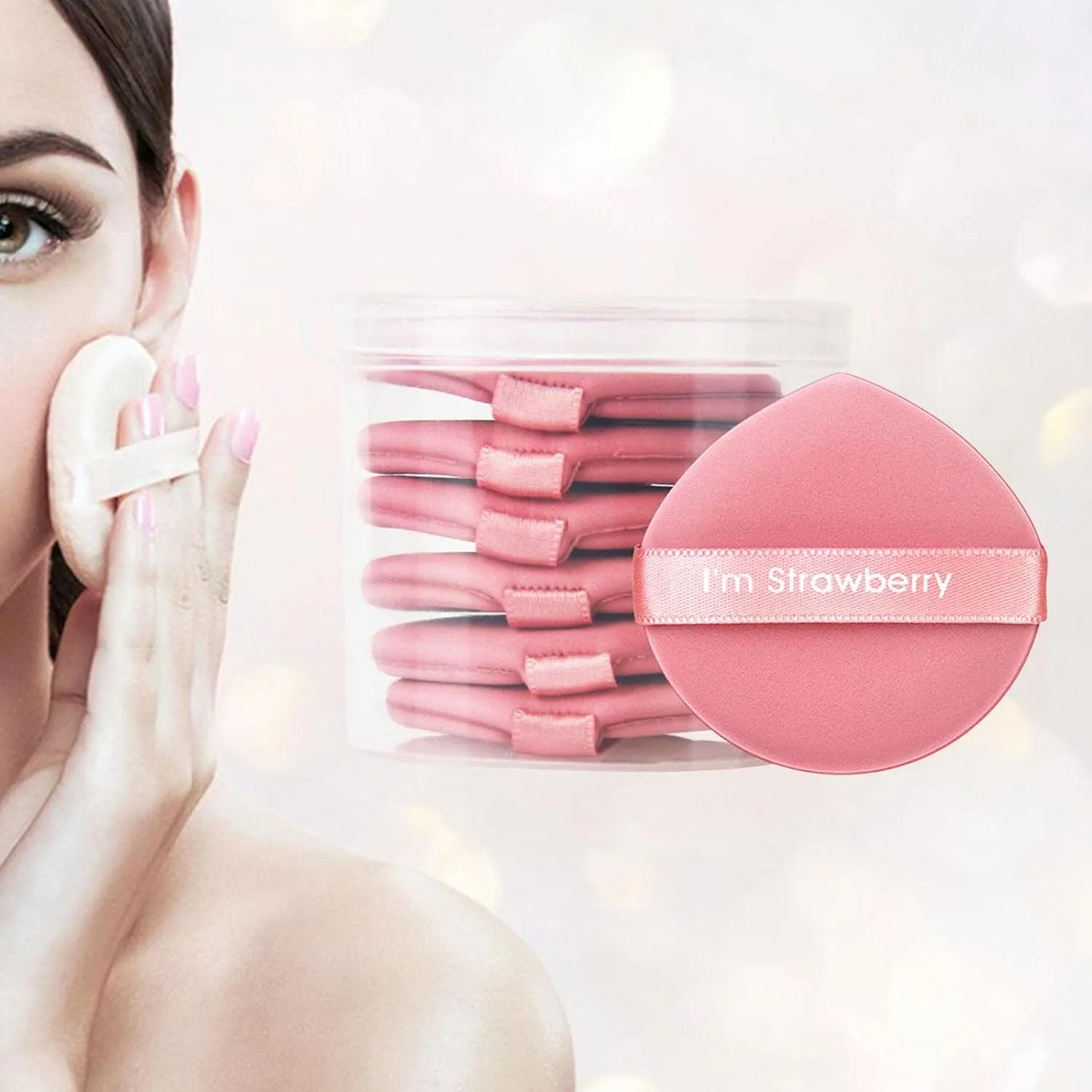7 Pack Makeup Foundation Sponge Set - Blending Sponge for Cream Foundation Concealer - Hydrophilic Polyurethane Powder Puff