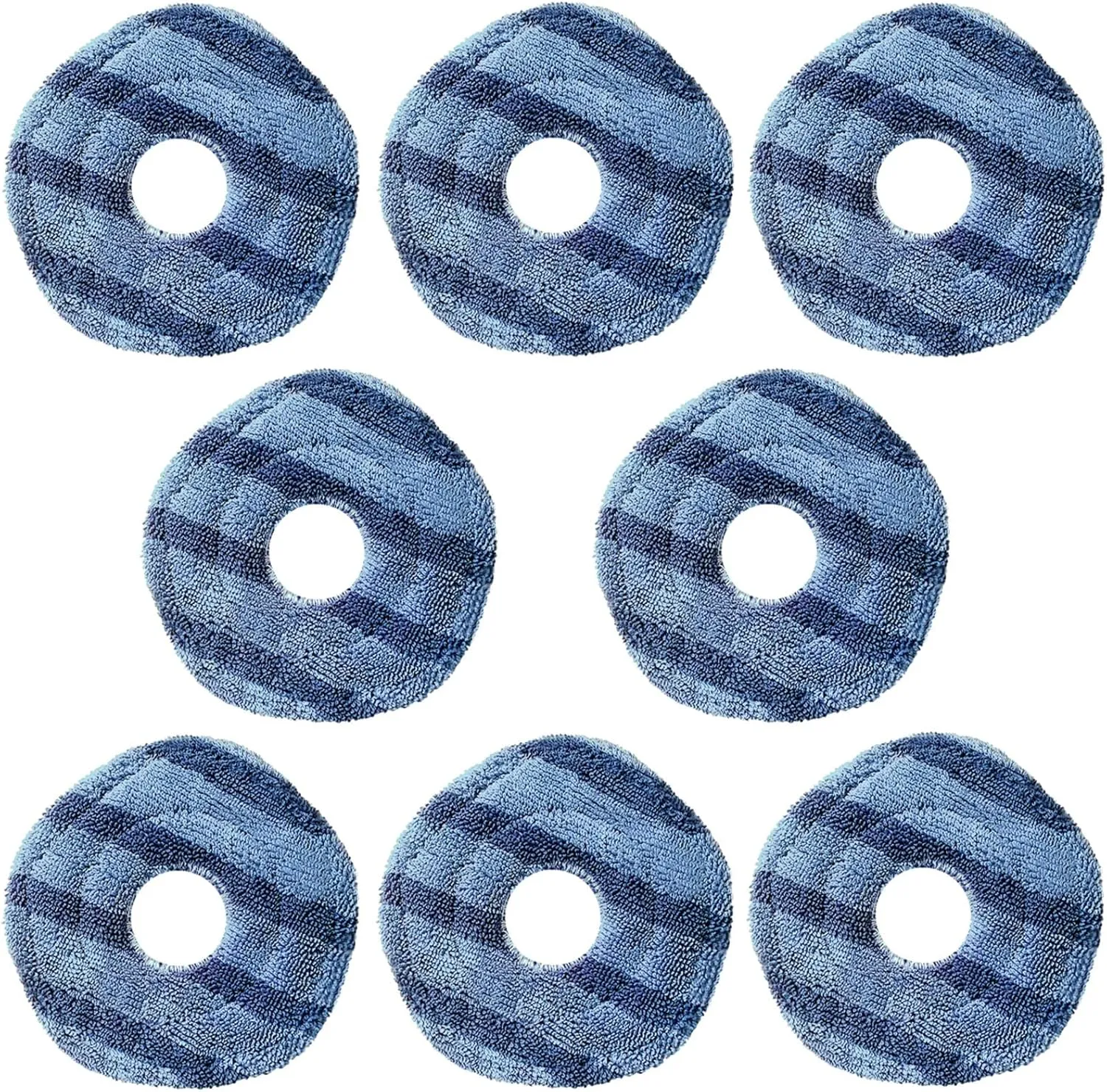 8 Pack Reusable Replacement mop Cloths Compatible with Eufy X10 Pro and eufy X9 Pro Omni Robot Vacuum Cleaner for Efficient Floor Cleaning