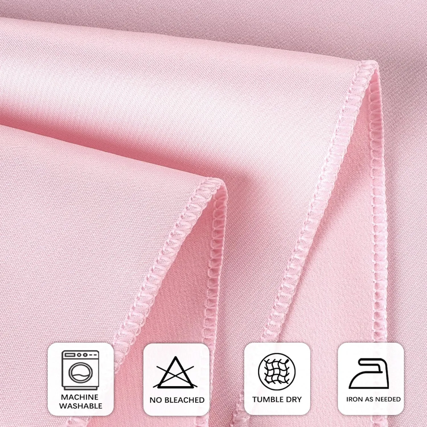 8 Packs Pink Tablecloth Rectangle 60x126 Inch Rectangular Table Cloths for 8ft Rectangle Tables, Wrinkle Resistant Polyester Fabric Tablecloth Washable Table Covers for Wedding Party Buffet