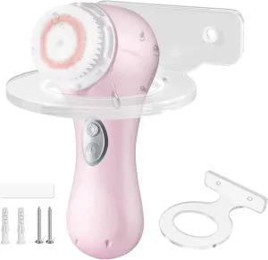 Acrylic Holder for Electric Face Scrubbers - Compatible with COSLUS, CLSEVXY, TOUCHBeauty, WOVAZUS,Mia 2 Face Scrubber Stand, Waterproof & Durable Wall-Mounted Organizer