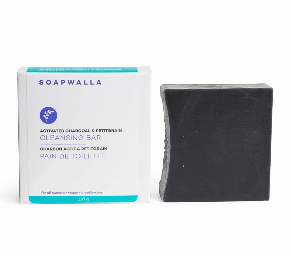 Activated Charcoal & Petitgrain Soap Bar | Vegan, Cruelty-Free, Clean Skincare (4 oz | 110 ml)