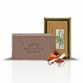 Adirondack Fragrance & Flavor Farm ADK Natural Chaga Soap Bar 16 oz., Handmade Vegan Olive Oil Body Soap for Dry and Sensitive Skin, Moisturising for Men, Women & Babies
