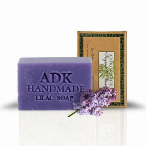 Adirondack Fragrance & Flavor Farm ADK Natural Lilac Soap Bar 16 oz., Handmade Vegan Olive Oil Body Soap for Dry and Sensitive Skin, Moisturising for Men, Women & Babies