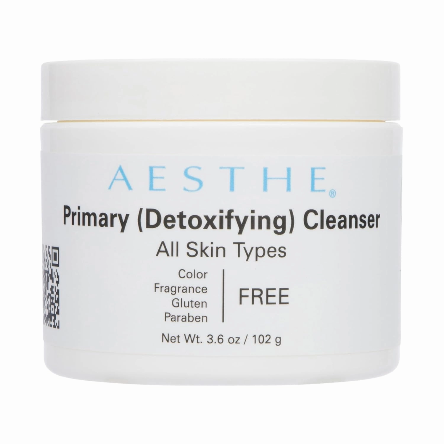 Aesthe Primary Cleanser - Moisturizing Makeup Remover & Cleanser for Normal to Dry Skin Types - Natural Fruit Extracts, Seed Oils, & Botanicals - Luxurious Facial Skincare - 3.6 oz