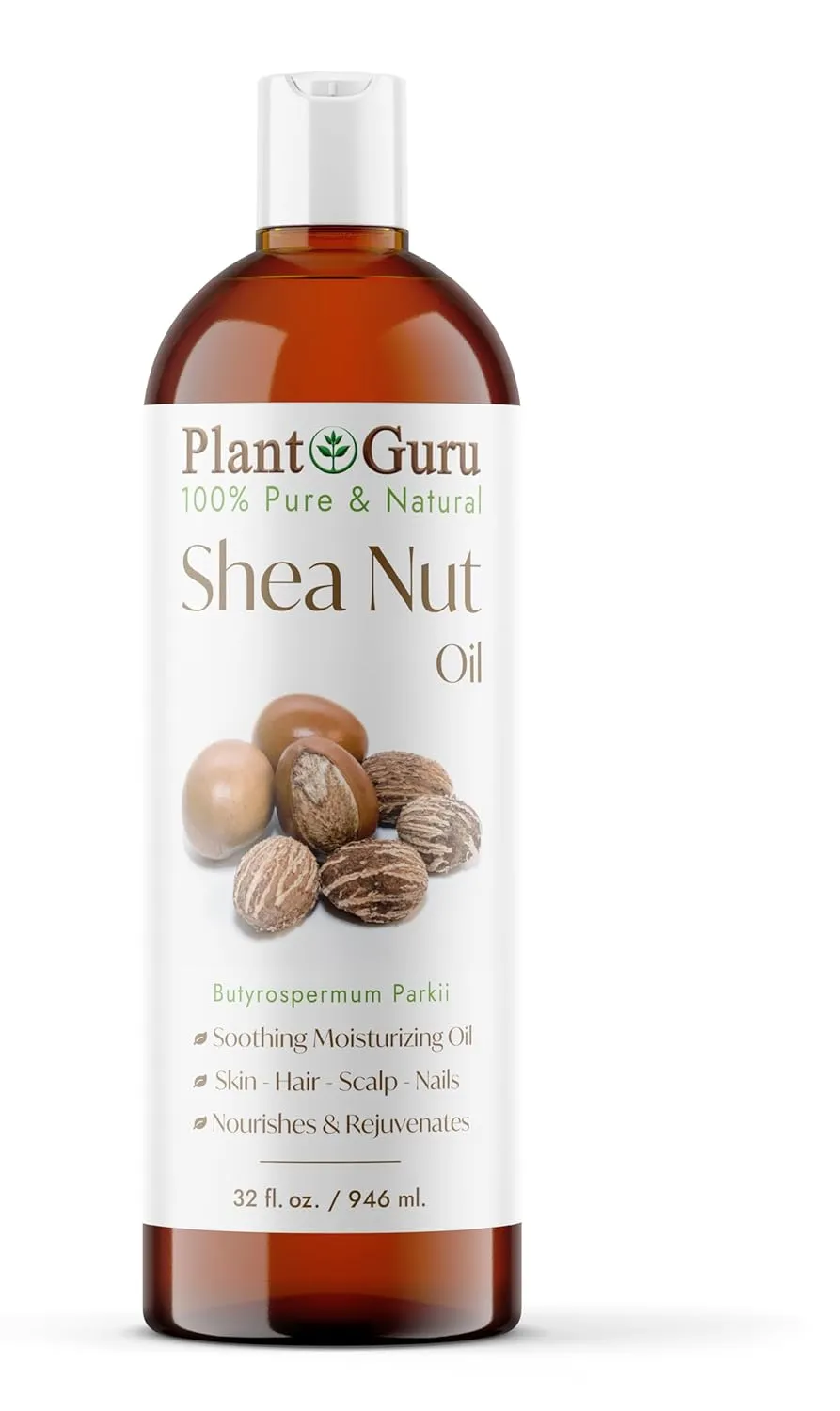 African Shea Nut Butter Oil 32 fl. oz. 100% Pure Natural Skin, Face, Hair Growth And Moisturizer. DIY Body Butters, Lotions, Creams, Lip Balm And Soap Making.