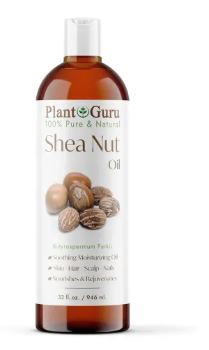 African Shea Nut Butter Oil 32 fl. oz. 100% Pure Natural Skin, Face, Hair Growth And Moisturizer. DIY Body Butters, Lotions, Creams, Lip Balm And Soap Making.
