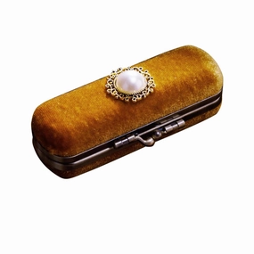 Alipis Lipstick Case Makeup Bag Lipstick Holder Storage Box Mirror Organizer Essential Oil Roller