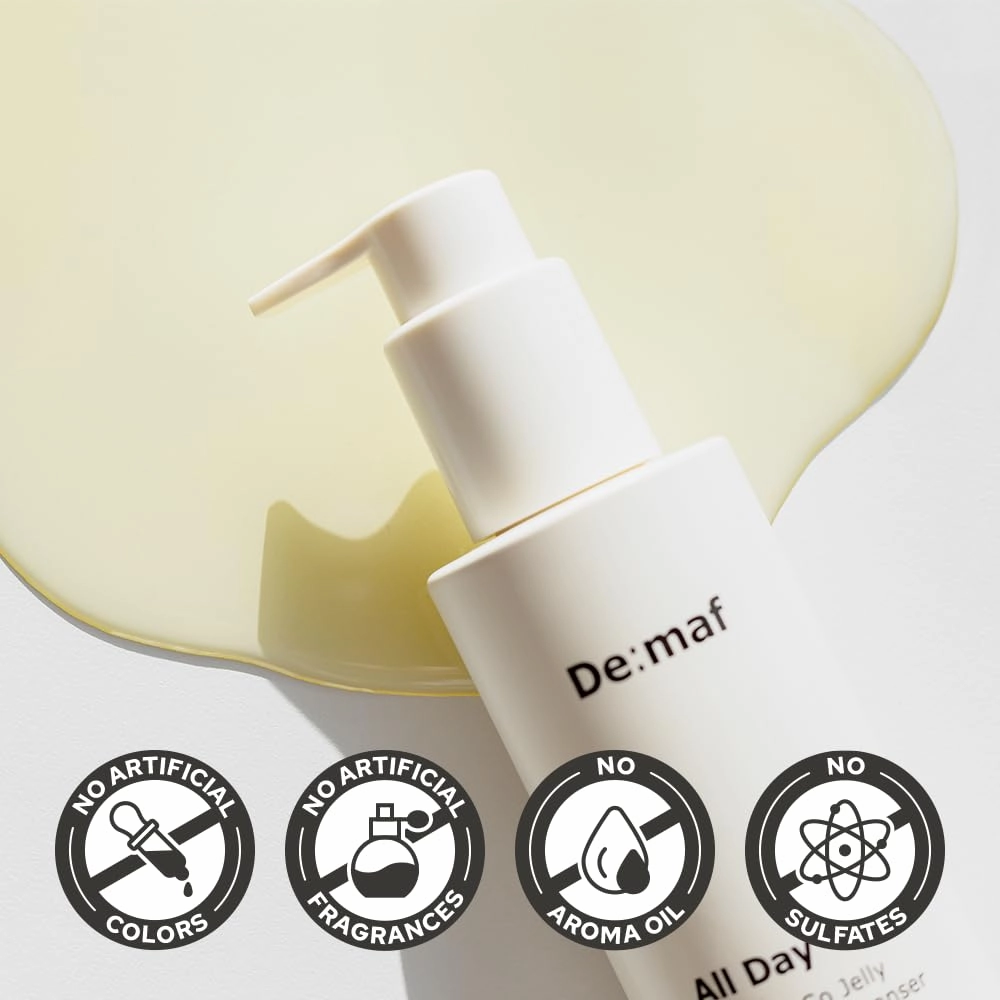All Day Glow I'm So Jelly Olive Oil Cleanser, 75% Olive Oil, Jelly-like Makeup Remover for Pore Cleanse, Suitable for Sensitive Skin, Korean Skincare (150ml, 5.07, Fl Oz)