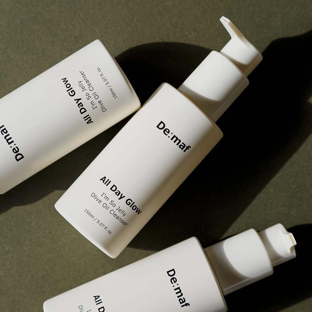 All Day Glow I'm So Jelly Olive Oil Cleanser, 75% Olive Oil, Jelly-like Makeup Remover for Pore Cleanse, Suitable for Sensitive Skin, Korean Skincare (150ml, 5.07, Fl Oz)
