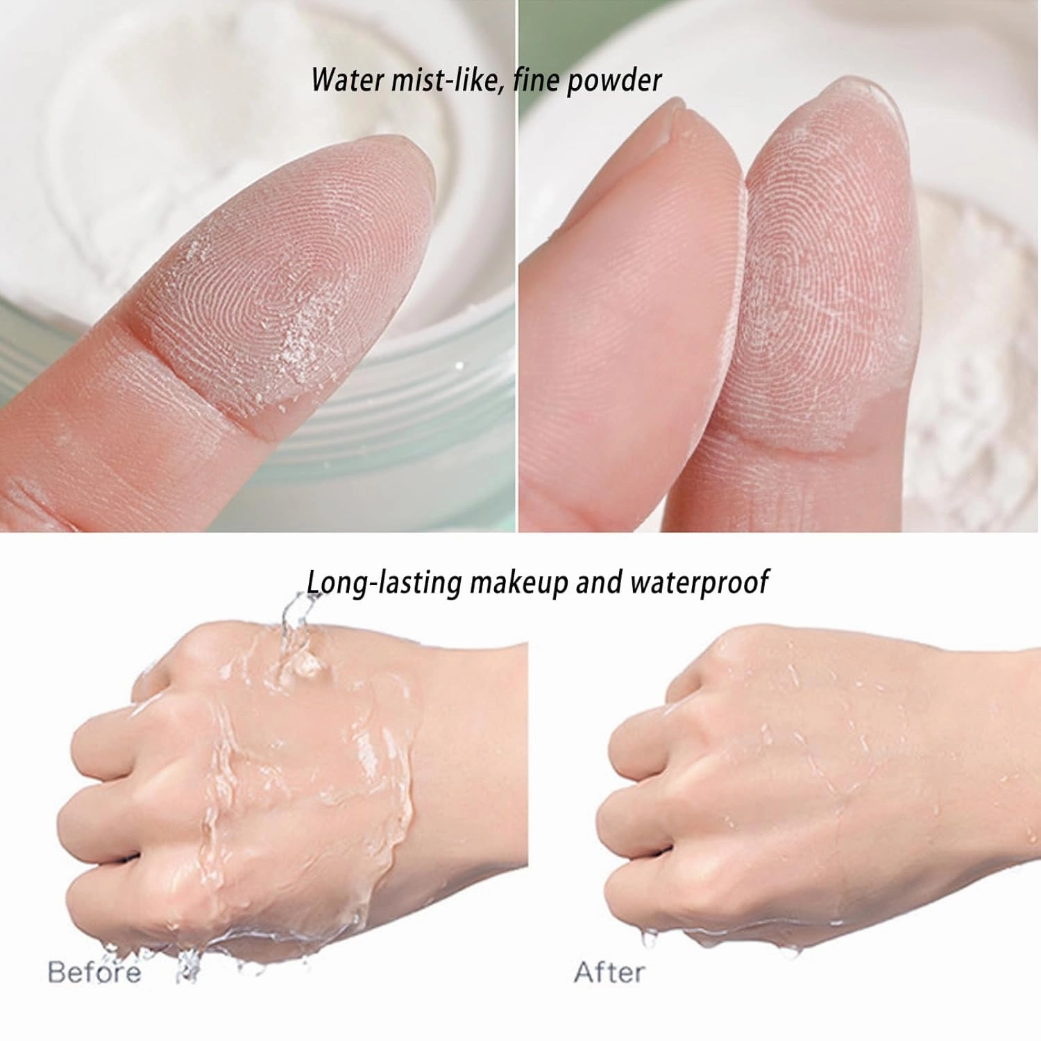 Allaura Beauty Blurring Powder, Blurring Setting Powder By Allaura, Allaura Beauty Pink Setting Powder, Pink Blurring Powder For All Skin Tones (01# 02#, One Size)