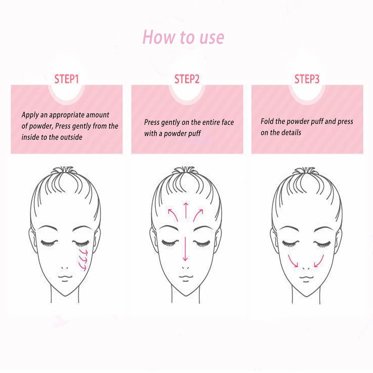 Allaura Beauty Blurring Powder, Blurring Setting Powder By Allaura, Allaura Beauty Pink Setting Powder, Pink Blurring Powder For All Skin Tones (01# 02#, One Size)