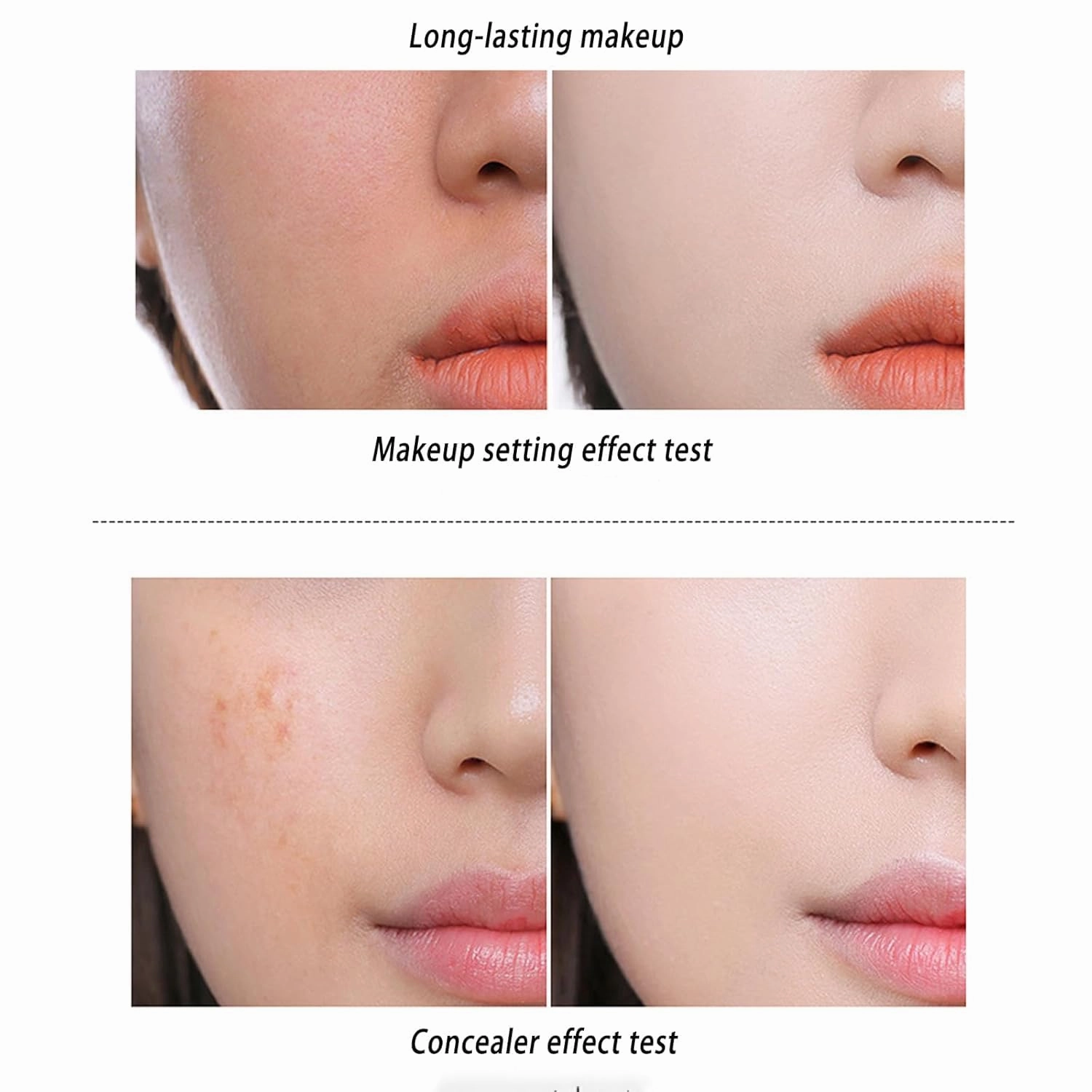 Allaura Beauty Pink Blurring Setting Powder - 7pcs Mix, One Size