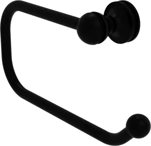 Allied Brass MA-24E-BKM Mambo Collection European Style Tissue Toilet Paper Holder, Matte Black