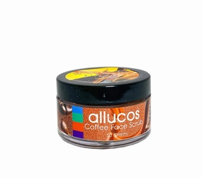 ALLUCOS Coffee Face Scrub, Exfoliating Cleanser for All Skin Types, Deep Cleansing & Hydrating Formula, 50g (1.76 oz)