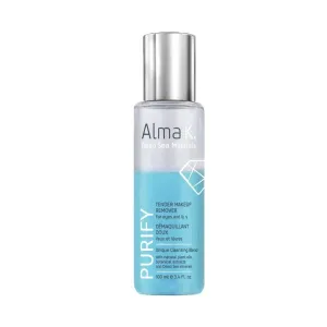 Alma K Micellar Water Makeup Remover - Gentle Dual-Phase Facial Cleanser - Removes Waterproof Makeup - Soothes Eyes and Lips with Aloe Vera - 3.4 oz