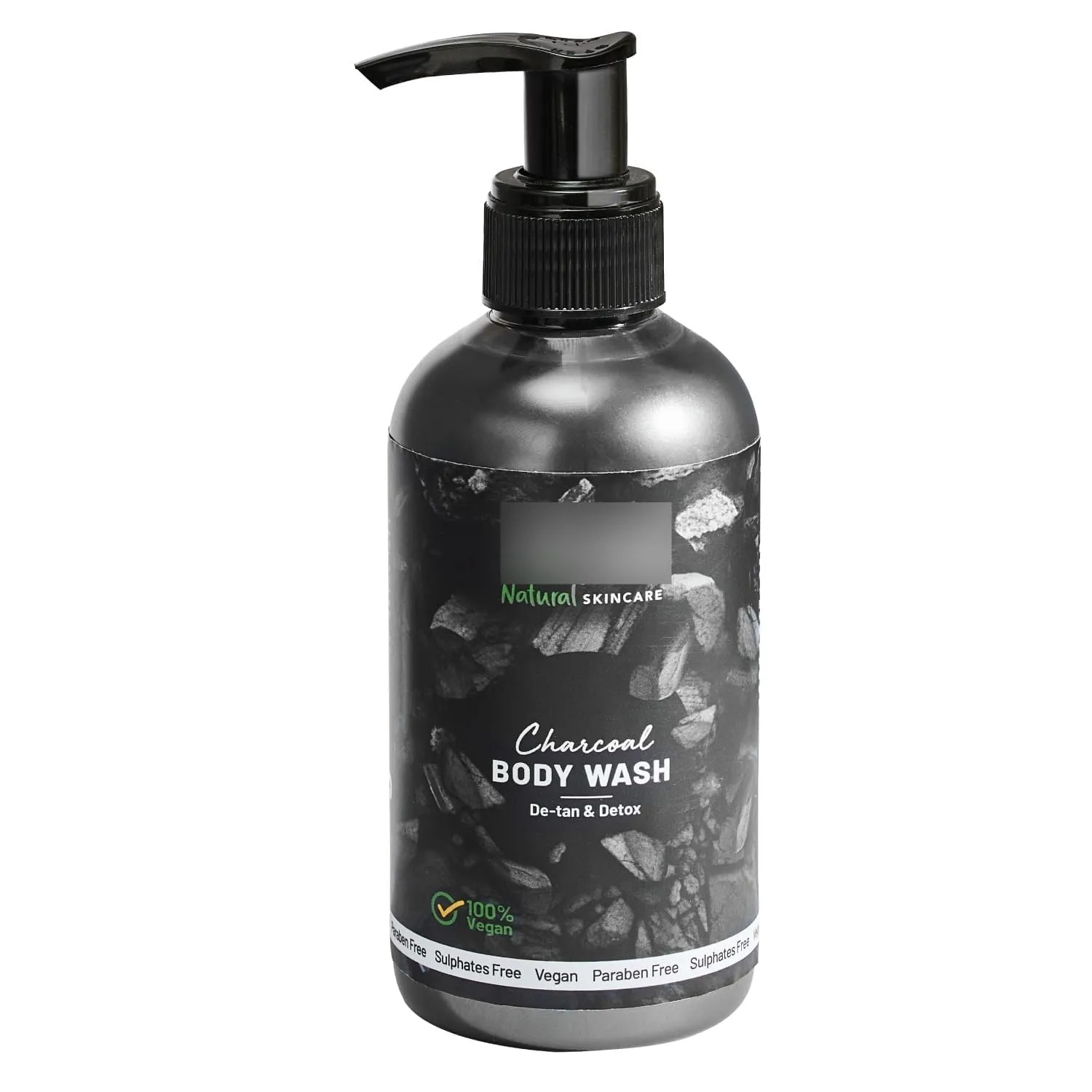 AMC Charcoal Body Wash | Deep Cleansing & Detoxifying | Removes Dirt, Oil & Impurities | Enriched with Activated Charcoal |100% Pure & Natural Ingredients | Suitable for All Skin Types | 220ml