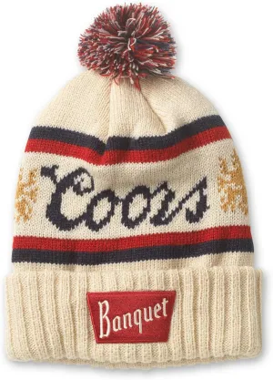 AMERICAN NEEDLE Unisex Beer Brand Pillow Line Knit Beanie Hat