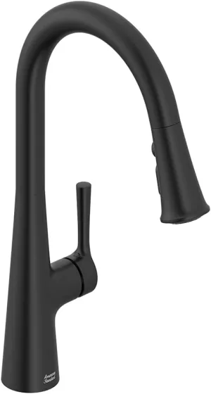 American Standard 7441300.243 Southport Pull-Down Kitchen Faucet with Sprayer, 1.8 GPM, Matte Black