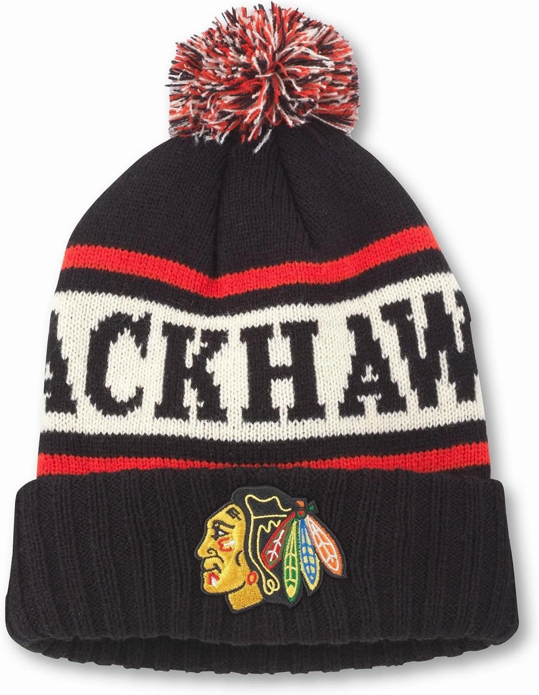 AMERICAN NEEDLE NHL National Hockey League Team Pillow Line Knit Beanie Cap