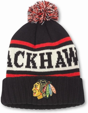 AMERICAN NEEDLE NHL National Hockey League Team Pillow Line Knit Beanie Cap