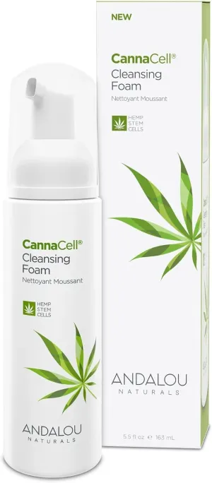 Andalou Naturals CannaCell Cleansing Foam, botanical, 5.5 Fl Oz