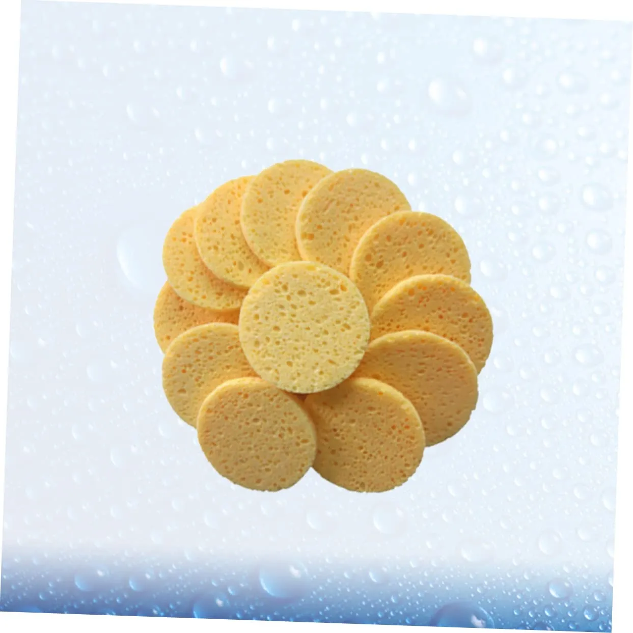 Angoily 60pcs Skin-friendly Face Cleaning Puff Soft Cotton Makeup Removal Pads Round for Gentle Exfoliation and Deep Pore Cleansing for Daily Use