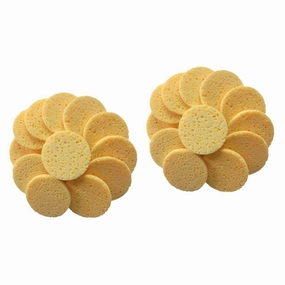 Angoily 40pcs Skin-friendly Makeup Cotton Pads Round Sponges for Makeup Removal Puff Safe for Daily Use Deep Pore Cleaning