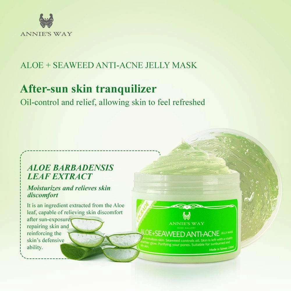 ANNIE'S WAY [Upgraded] Jelly Mask 250ml/8oz Aloe Seaweed Anti-Acne Jelly Mask