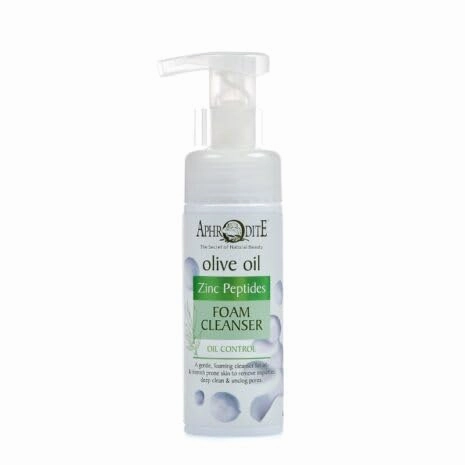 Aphrodite Zinc Peptides Oil-Control Foam Cleanser for Oily and Combination Skin, 5.1 oz