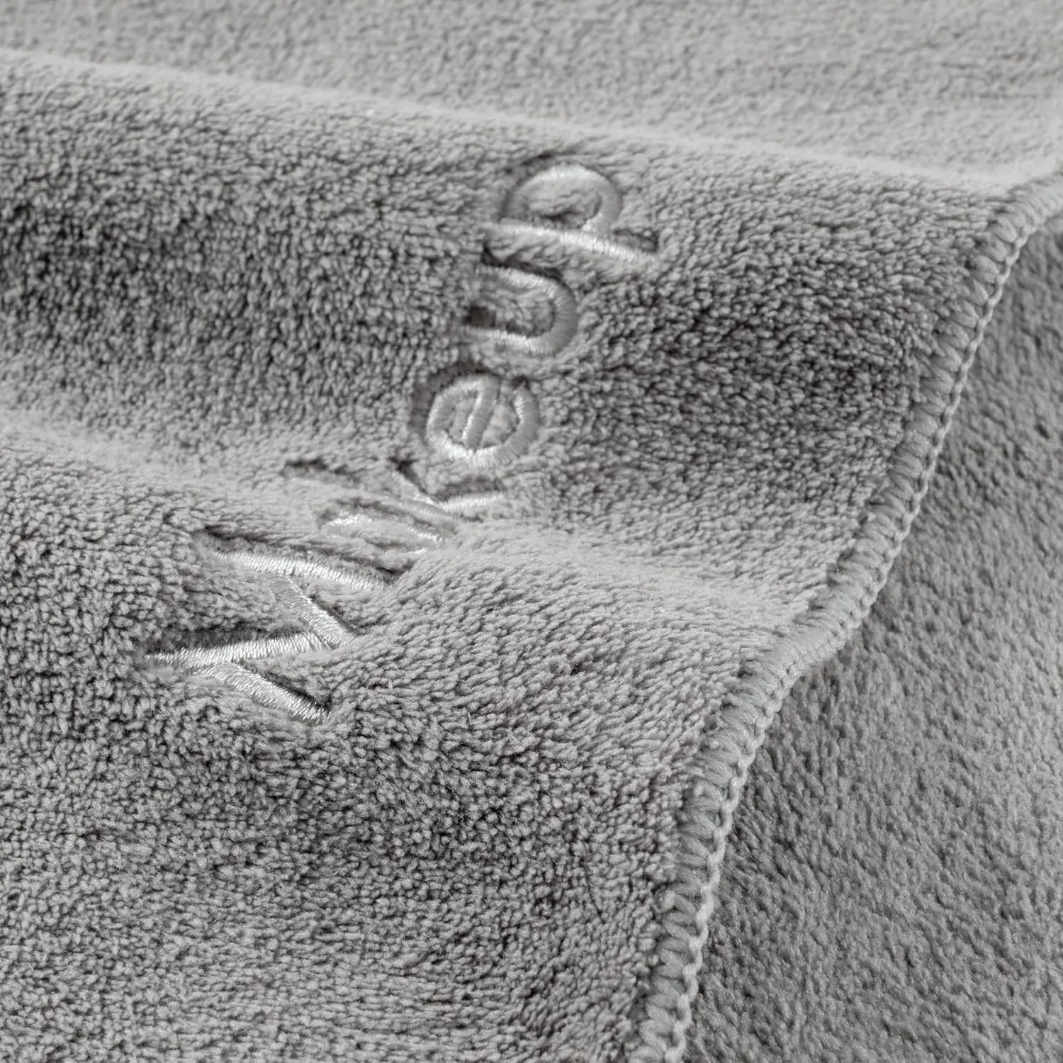Arkwright Makeup Remover Wash Cloth - Pack of 6 - Ultra Soft & Gentle Microfiber Coral Fleece Small Fingertip Towels, Decorative Powder Room & Guest Bathroom Essentials for Hosts, 11 x 17 in, Grey