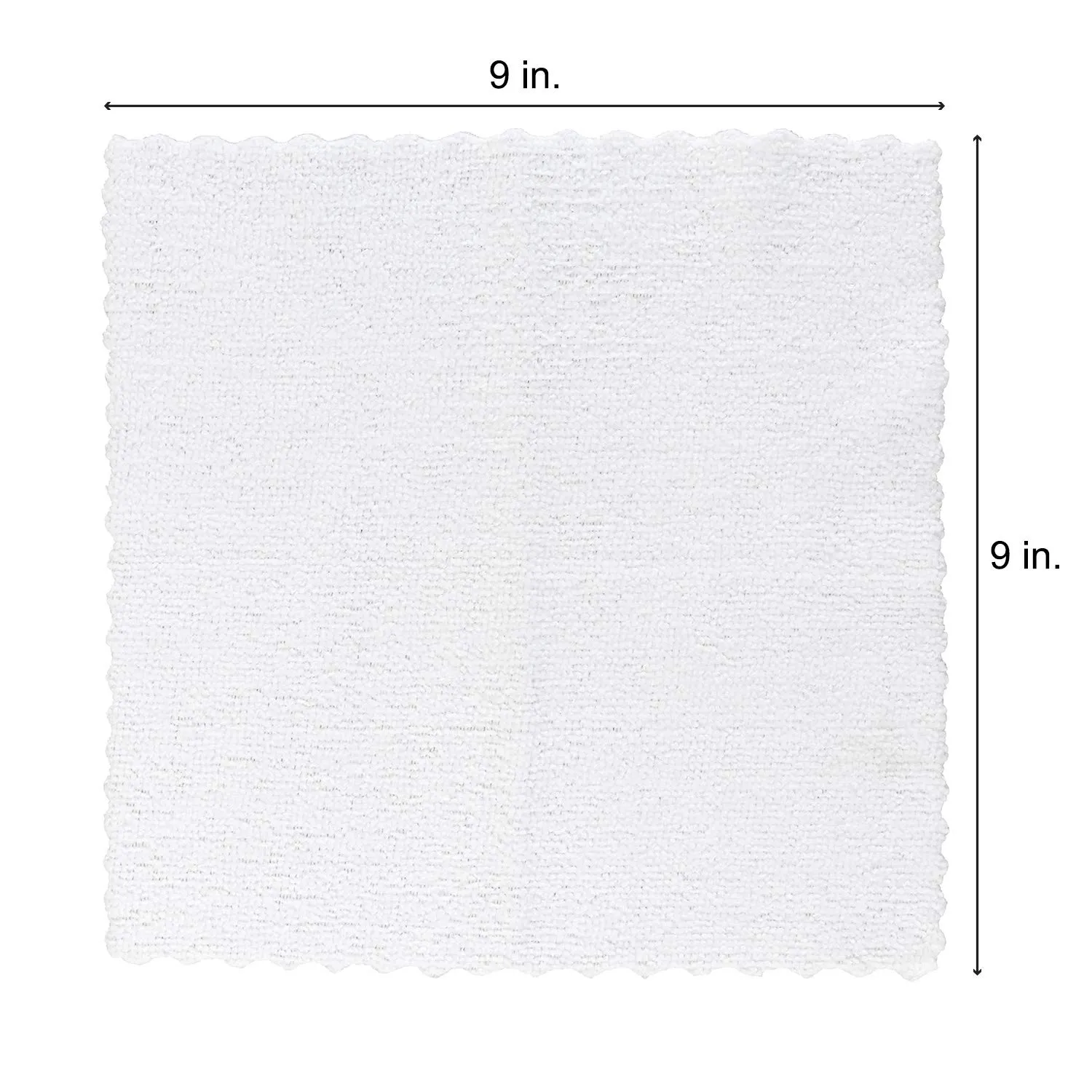 Arkwright Microfiber Makeup Remover Cloths - Reusable Makeup Towel in a Tissue Box Dispenser, 25 Facial Cleansing Towels for Bathroom, 9 x 9 in, White
