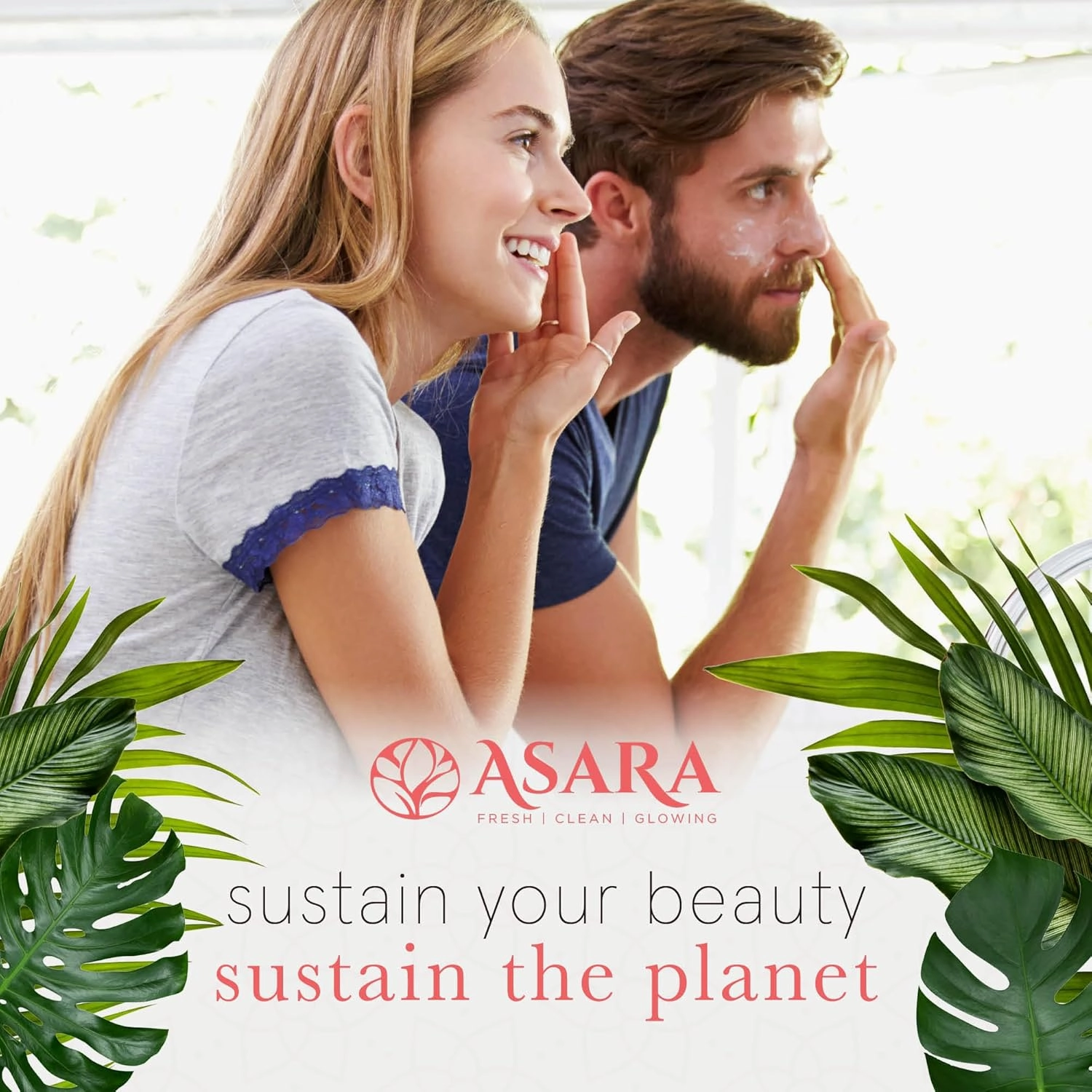 Asara Disposable Face Towel XL Facial Wipes | Organic Vegan Biodegradable | Just Add Water for Makeup Remover Wipes | Sensitive Skin Face Wipes - Clean Daily Towelettes (100 Count)