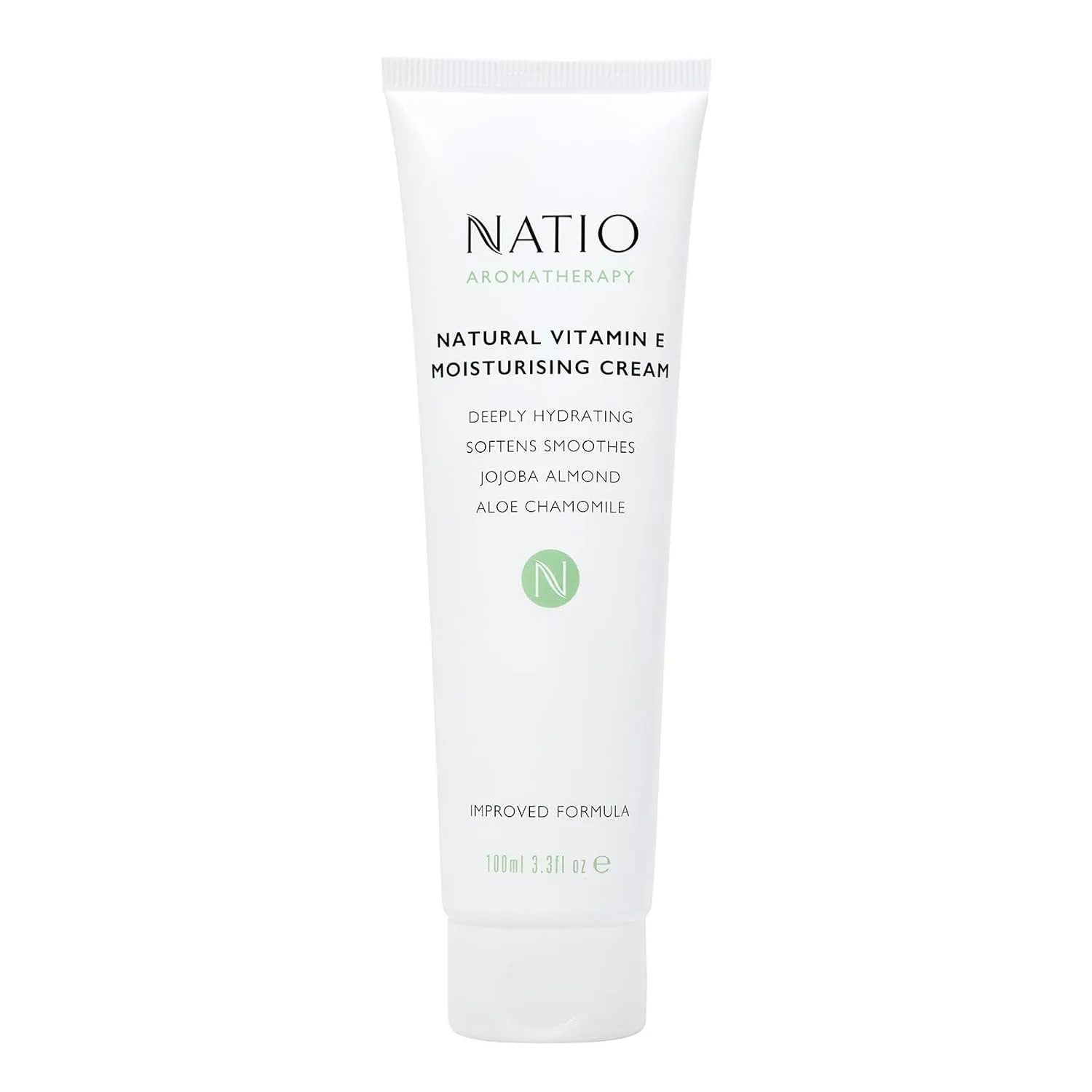 Australia Aromatherapy Natural Vitamin E Moisturizing Cream, 3.4 oz - Non-Greasy Aloe Vera Face Moisturizer - Deeply Hydrating Face Cream