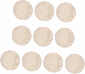 balacoo 2sets Loofah Makeup Puff Reusable Cleaning Pads for Gentle Exfoliation and Makeup Removal Soft Facial Cleansing for All Skin Types Round Design