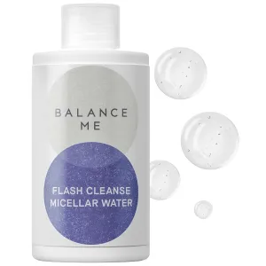 Balance Me Flash Cleanse Micellar Water, Removes Makeup & Impurities, Hydrates & Soothes Skin, 6.08 fl oz - Gentle, Quick-Cleansing Formula