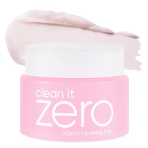 BANILA CO Clean it Zero Original Cleansing Balm | Korean Makeup Remover, Cleansing Oil, Facial Cleanser for All Skin Types | Vegan | Made with Acerola Berry & Vitamin C (100ml / 3.38 fl. oz)