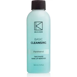 Basic Cleansing Two-Phase Makeup Remover Oil-Free Eye Makeup Remover with Panthenol Removes Waterproof Cosmetics Without Greasy Residue For All Skin Types 5 fl oz